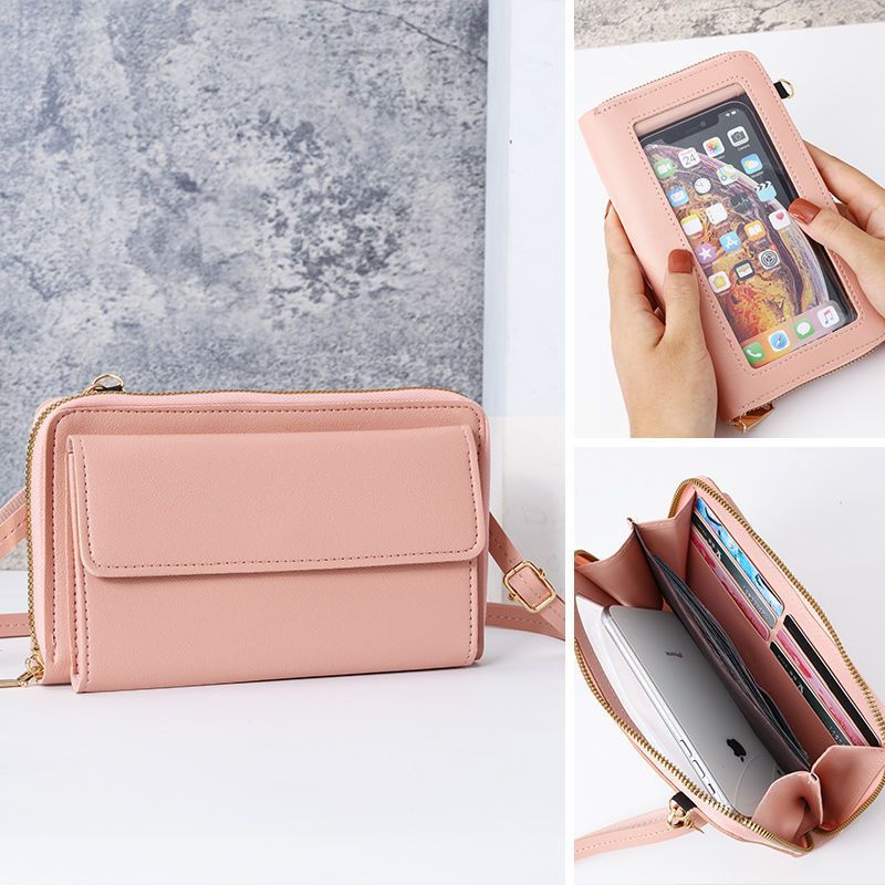 New Touchscreen Mobile Phone Bag Women'S Fashionable All-Match Small Satchel Women'S Carry-On Mobile Phone Bag Internet Popular Small Bag - Image 2