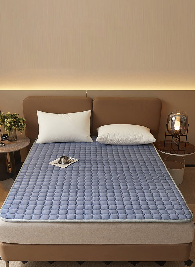 Sharpdo Winter Plush Quilted Thick Milk Velvet Mattress, Anti-Static Soft Mattress 180*200cm - Image 1