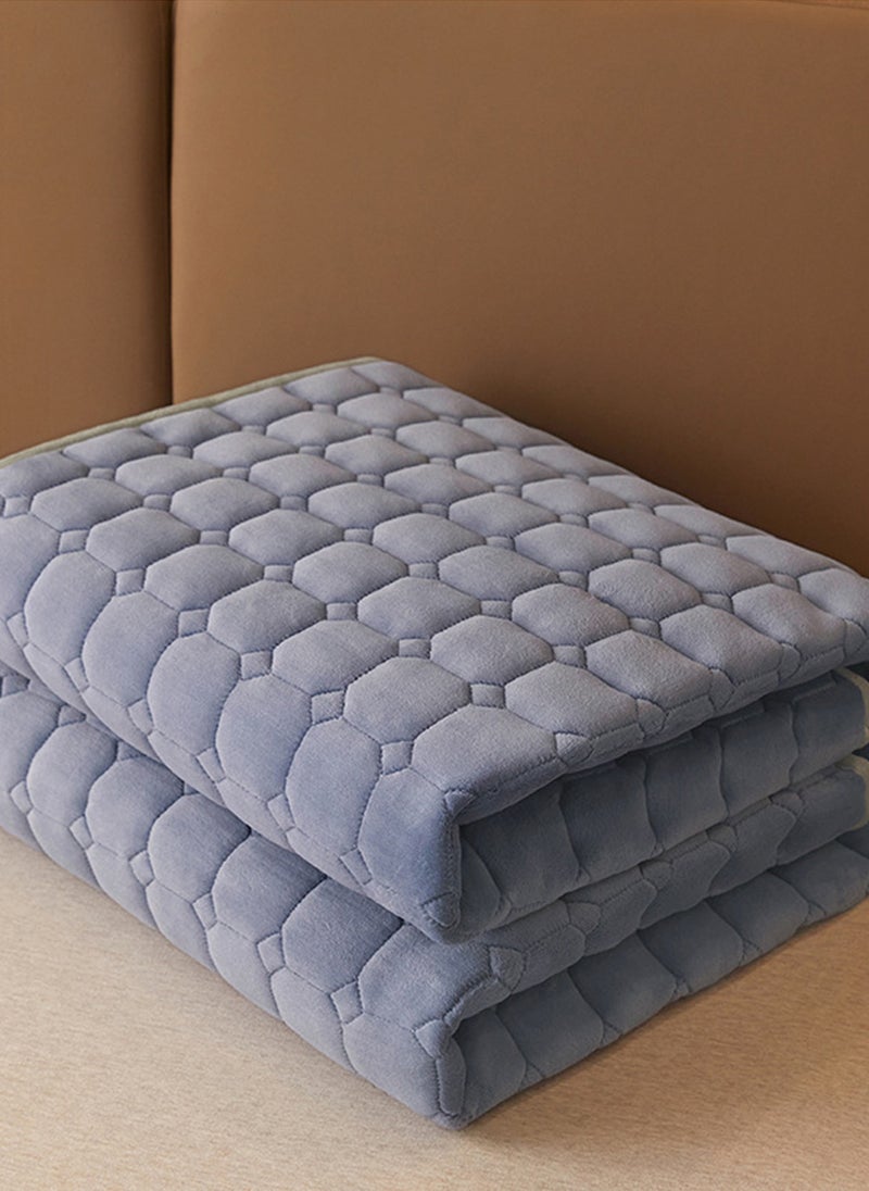 Sharpdo Winter Plush Quilted Thick Milk Velvet Mattress, Anti-Static Soft Mattress 180*200cm - Image 3