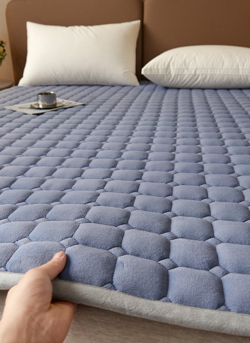 Sharpdo Winter Plush Quilted Thick Milk Velvet Mattress, Anti-Static Soft Mattress 180*200cm - Image 2