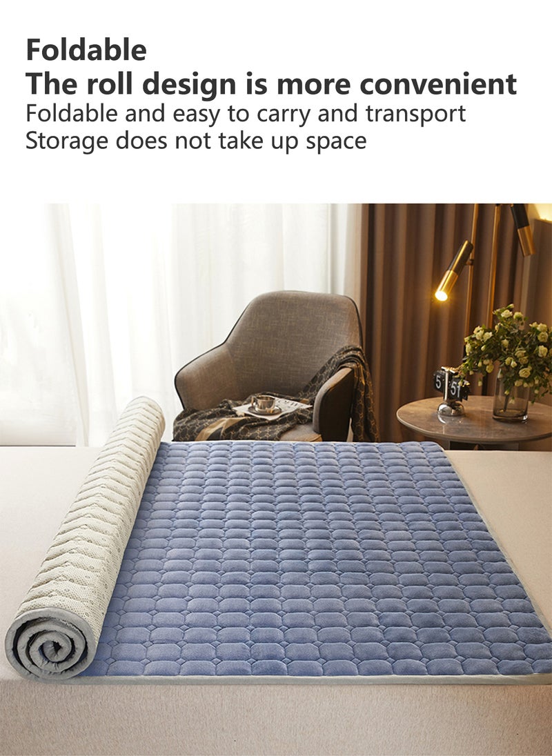 Sharpdo Winter Plush Quilted Thick Milk Velvet Mattress, Anti-Static Soft Mattress 180*200cm - Image 5