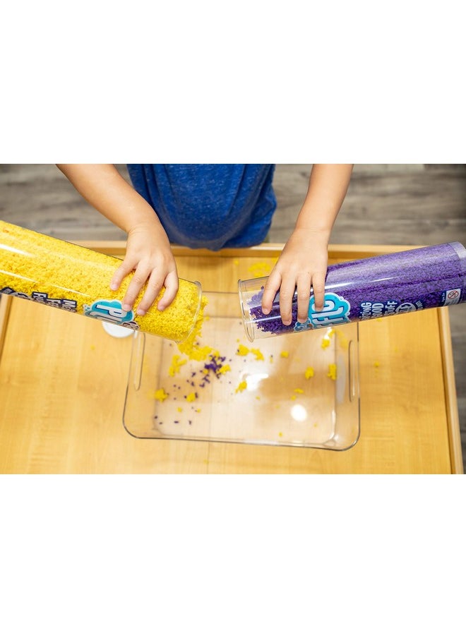 Educational Insights - Playfoam Pluffle For Sensory Bins 2 Pack Yellow & Purple Ages 3+ - Image 1