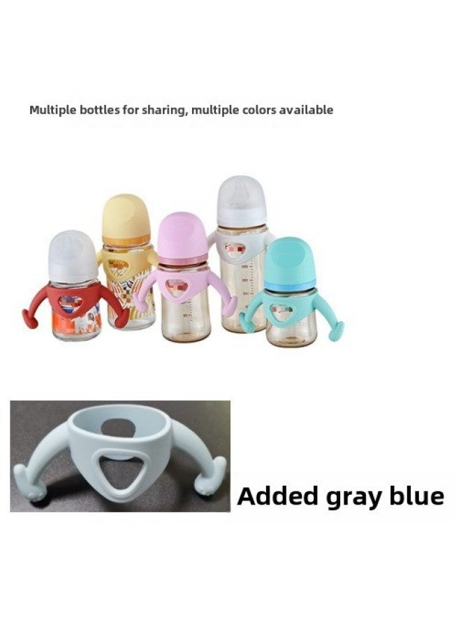 Adapted To Bei Qi Three Generation Bottle Handle Pro 3 Generation Bottle Handle Suitable For Pro Bottle Silicone Handle Pro Same Silicone-Color:Blue-Capacity:160ml-330ml - Image 5