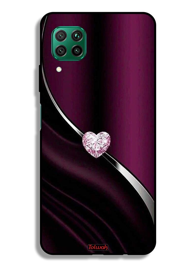 Tolwak Huawei nova 7i Protective Case Cover Diamond Heart - Image 2