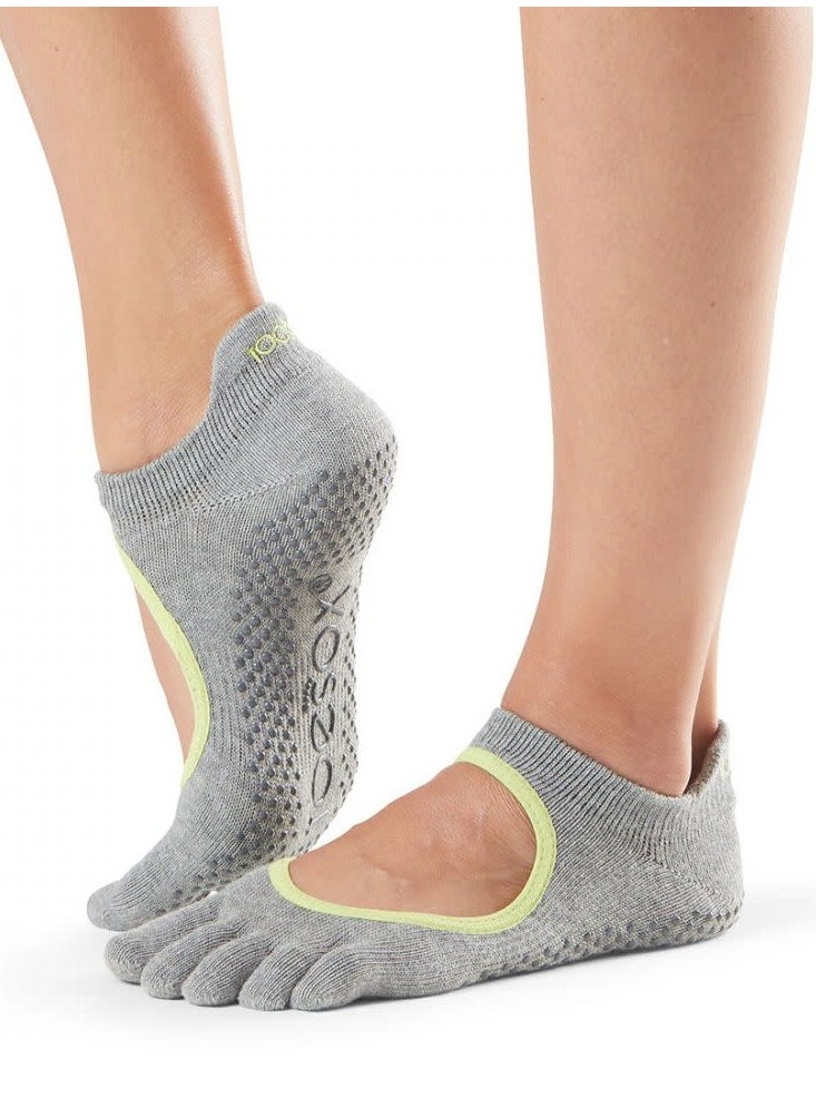 Toesox Bellarina Full Toe Heather Grey  - Image 1