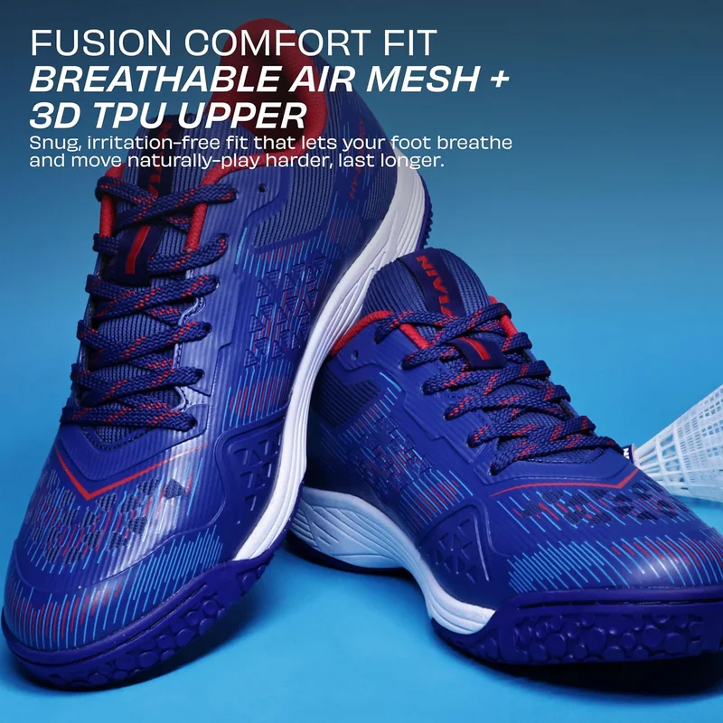 نيفيا HY-Energy 2.0 Badminton Shoes for Men with Duofoam Cushion and Breathable Mesh