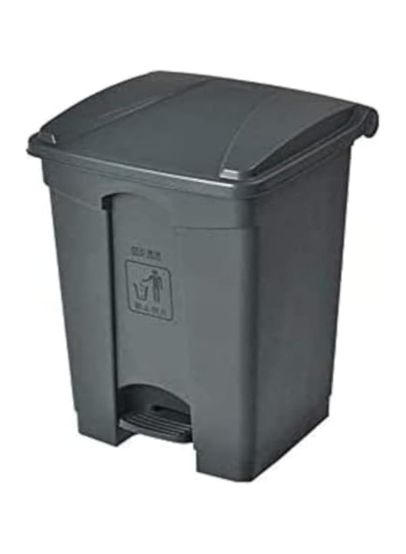 لاكوت Lacot 30L Plastic Garbage Bin with Pedal Grey - Image 1