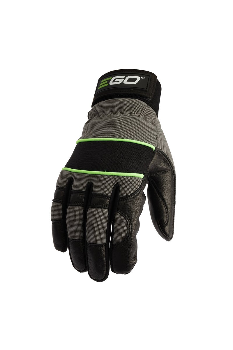EGO Power+ GV002XXL Soft Goatskin Leather Breathable Work Gloves with Reinforced Protection for Durability, 2X-Large, Black - Image 2