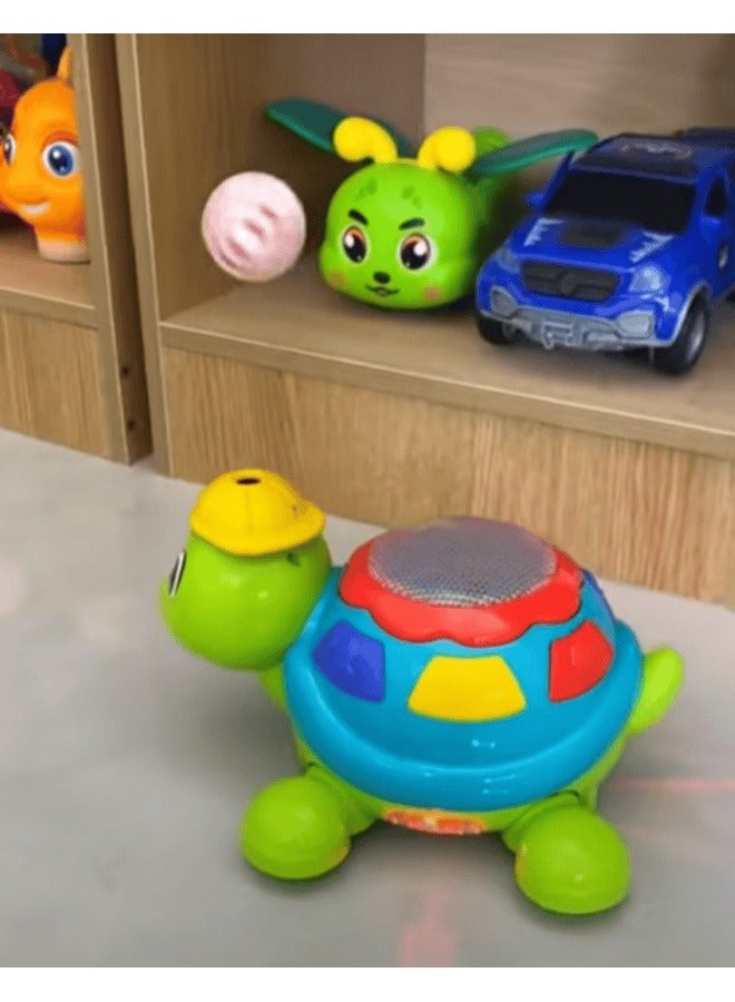 Air Blowing Ball Rotating on Sky with Light and Music - Fun Turtle Toy - Image 3