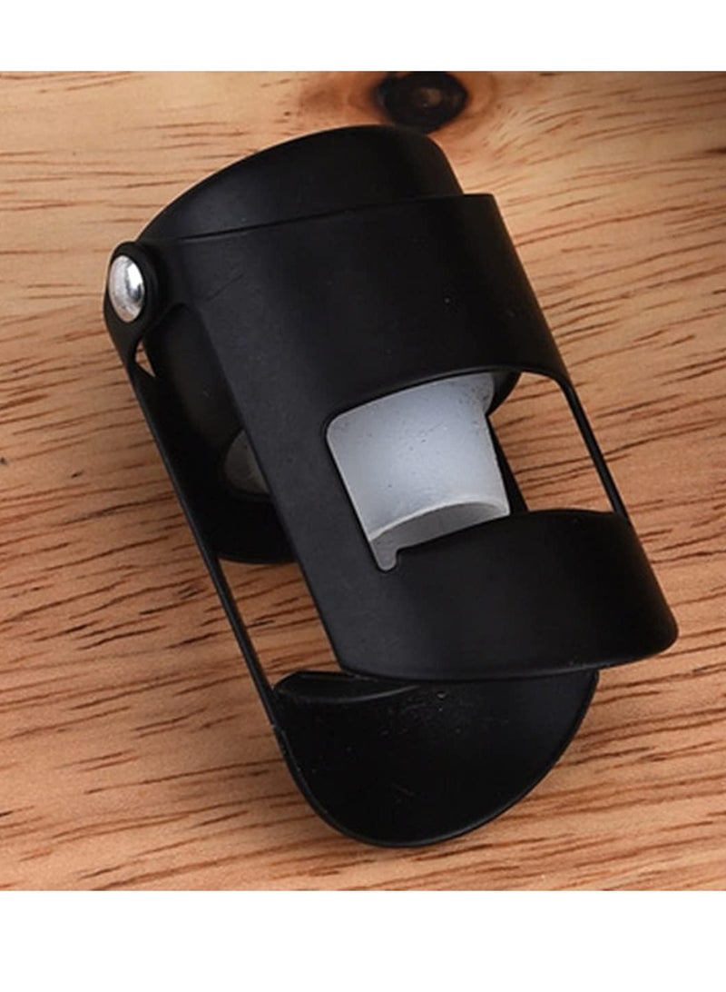 Bukela Champagne Stoppers Stainless Steel Black Sealer Stopper 3 Pack for Champagne Cava Prosecco Sparkling Wine No Leaks No Spills Stainless Steel Sparkling Wine Stopper of Sparkling Wine - Image 4