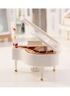 ماركة غير محددة صندوق موسيقى كلاسيكي ميكانيكي للبنات يرقصن على البيانو  - Image 3
