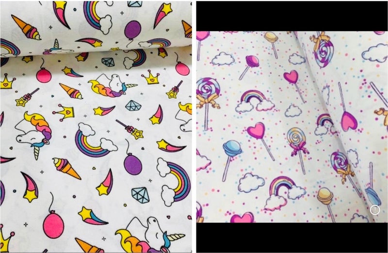 Mini Kiti Mini Kit Winter Long Sleeve Double Layer 100% Cotton Flannel Unicorn Kids Baby Sleeping Bag  - Image 2