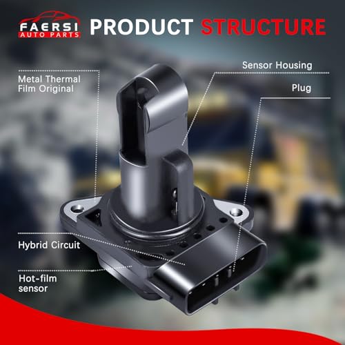 FAERSI 22204-21010 74-50009 AF10029 Mass Air Flow Sensor Meter Original Equipment Replacement for Toyota 2002-2006 Camry, 2000-2009 4Runner, 2007-2009 FJ Cruiser, 05-09 Prius 1.5L, 99-09 Tacoma & more - Image 4