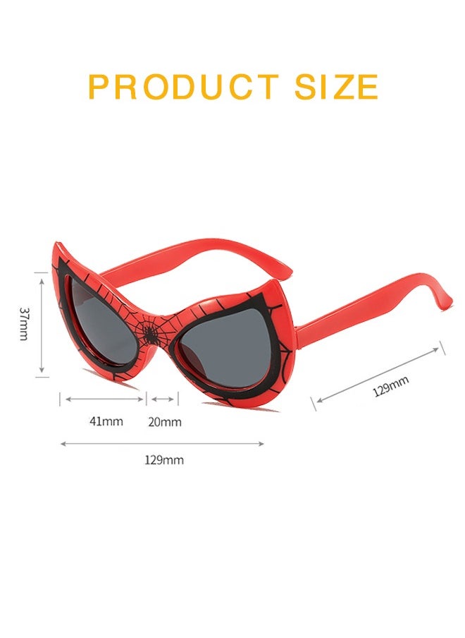 Organizer - Children's Sunglasses Anti-UV Spider Boy Sunglasses Superhero Cartoon Glasses Men and Girls Sun Glasses - Image 1