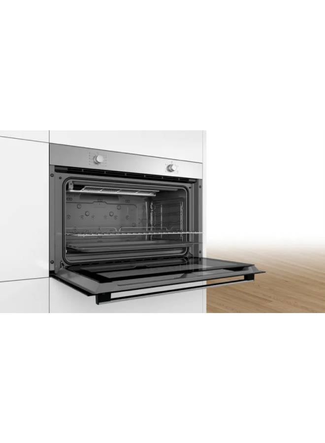 BOSCH Series 4 Gas Built-In Oven 90 x 60 cm VGD553FR0 Black / Stainless Steel - Image 4