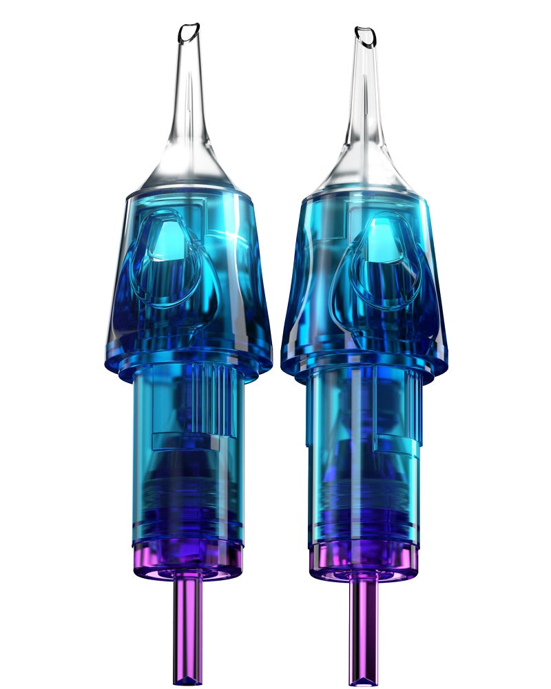 CNC Tattoo Cartridge Needles 20Pcs #10(3RL) Bugpin 0.3mm Round Liner X-Taper Disposable Cartridges with Membrane EN04C-20-1003RL-X - Image 1