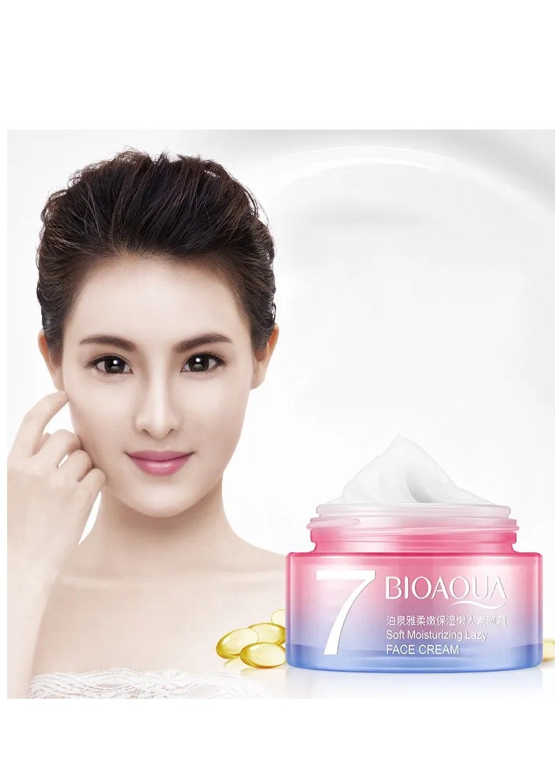 BIOAQUA - Soft Moisturizing Lazy Face Cream 50 g - Image 1