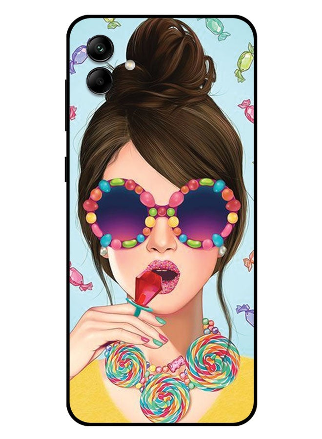 EYE CATCH Printed Protective Case Cover For Samsung Galaxy A04E -  Stylish Girl - Image 1