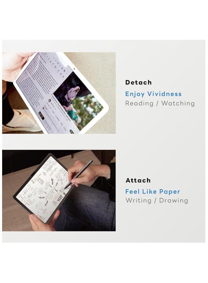 erorex Detachable Paperfeel Screen Protector for Google Pixel Tablet 2023, Reusable Nano Tech, Easy Install and Remove, Anti-Glare, Draw and Sketch Like on Paper - Image 4