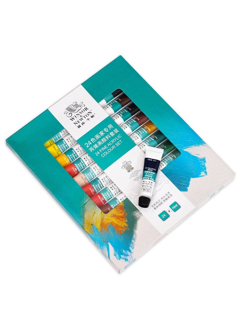 WINSOR & NEWTON Winsor & Newton 24 Fine Acrylic Colour Set 