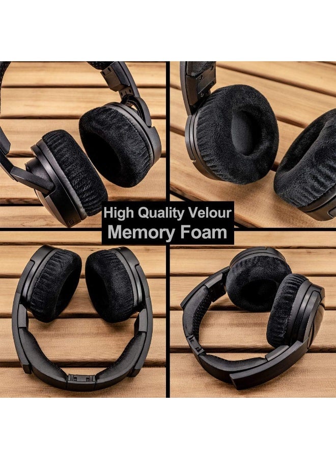 وسادات أذن بديلة متوافقة مع سماعات الرأس DT770، DT880، DT990، DT 770 PRO، DT 880 PRO، DT 990 PRO (أسود) - Image 3