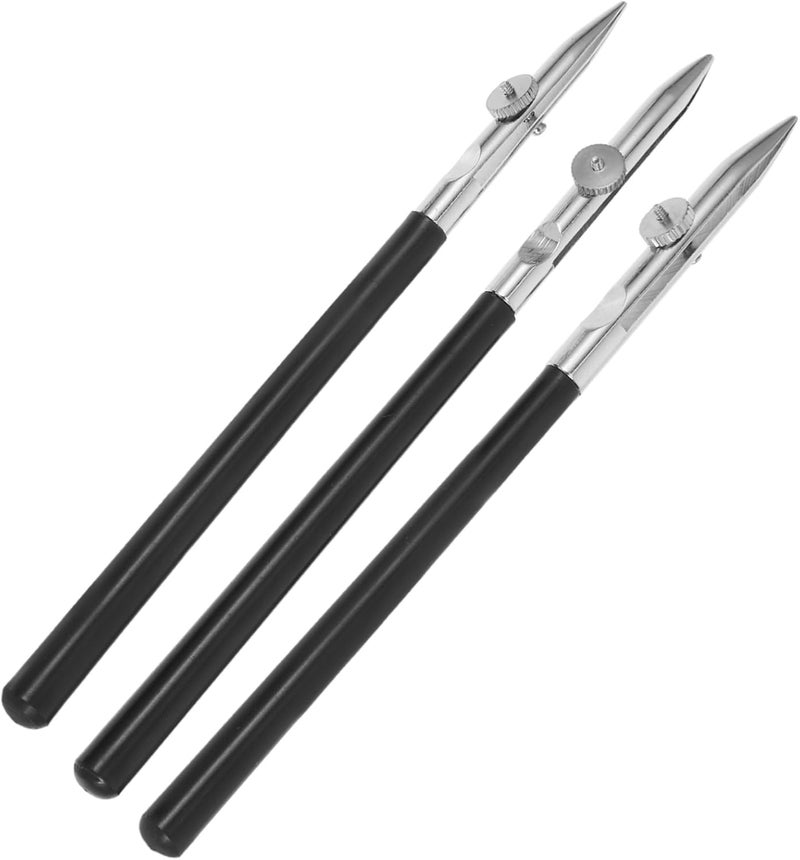 3Pcs Black Fine Line Masking Fluid Pen Set Adjustable Tip Watercolor Drawing Tools - Image 1