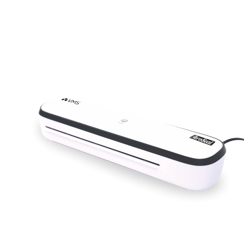 VMS آلة الترقق الحراري والبارد AeroSeal A4 | نظام 2 أسطوانة لإنهاء احترافي في المنزل والمكتب والمدرسة | تسخين سريع خلال 3-5 دقائق | تناسب حتى صفحات بعرض 9 بوصات (ضمان خارجي لمدة سنة واحدة) - Image 1