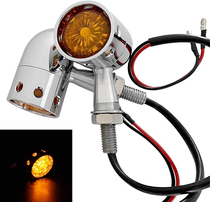 FATECIM Motorcycle LED Turn Signal Indicator Lights - Image 1