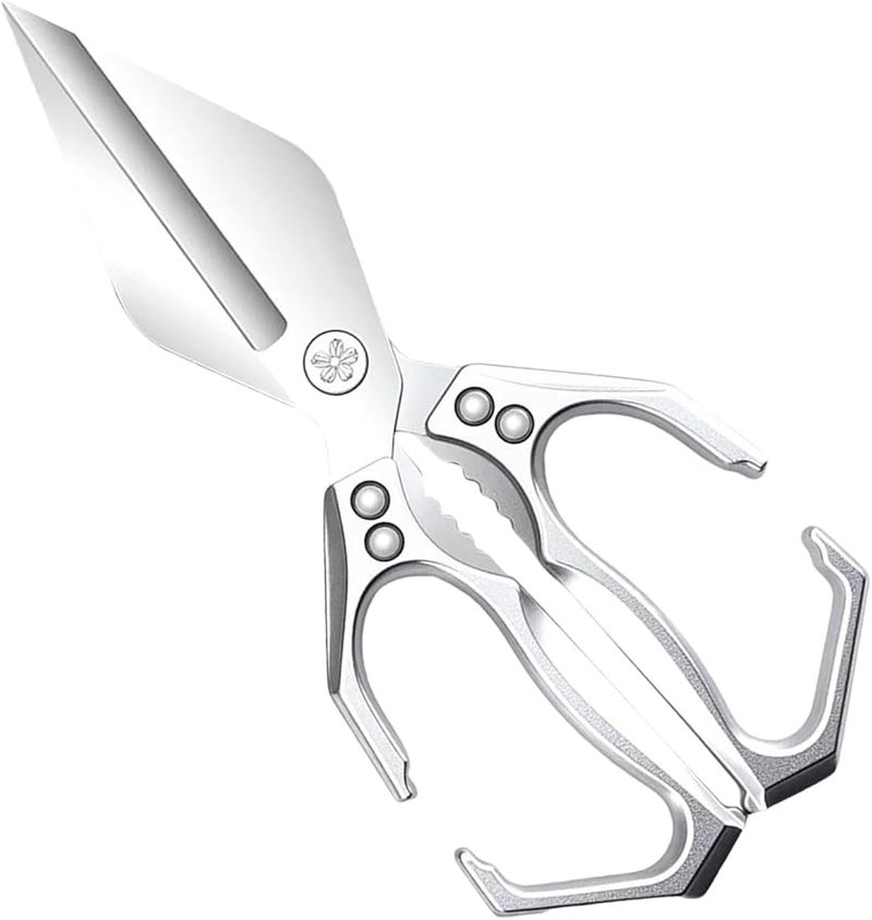 Heavy Duty Kitchen Scissors High Carbon Steel Blades For Meat Bone Cutting - Image 1