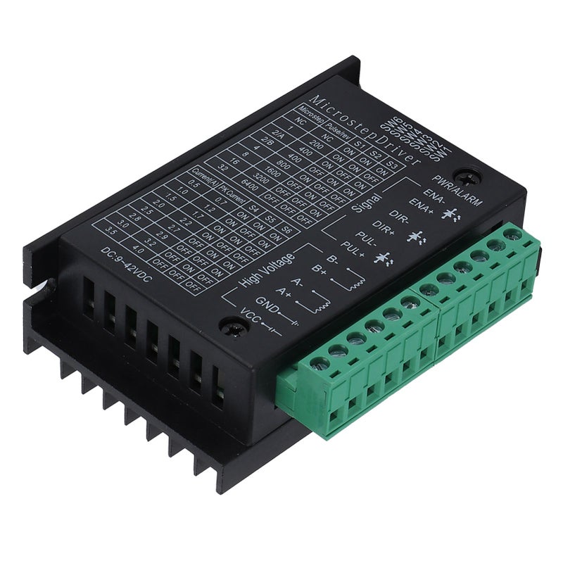 محرك خطوة دقيقة (Micro Step Driver) TB6600 - محرك تحكم CNC - مقوم محرك - ملحقات طابعة ثلاثية الأبعاد - 9-24 فولت تيار مستمر - Image 3