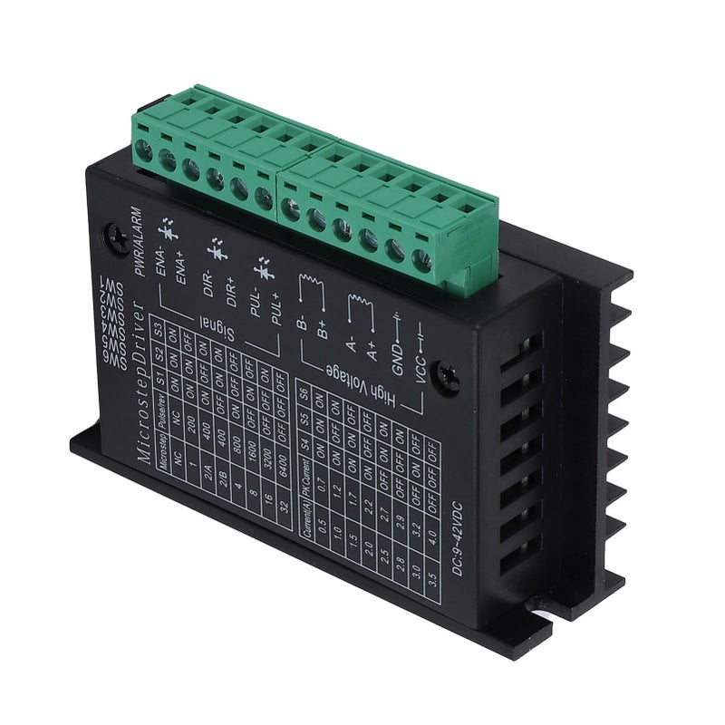 محرك خطوة دقيقة (Micro Step Driver) TB6600 - محرك تحكم CNC - مقوم محرك - ملحقات طابعة ثلاثية الأبعاد - 9-24 فولت تيار مستمر - Image 1