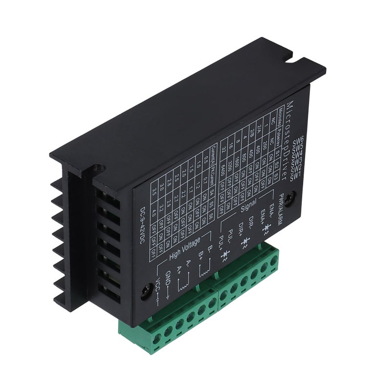 محرك خطوة دقيقة (Micro Step Driver) TB6600 - محرك تحكم CNC - مقوم محرك - ملحقات طابعة ثلاثية الأبعاد - 9-24 فولت تيار مستمر - Image 4