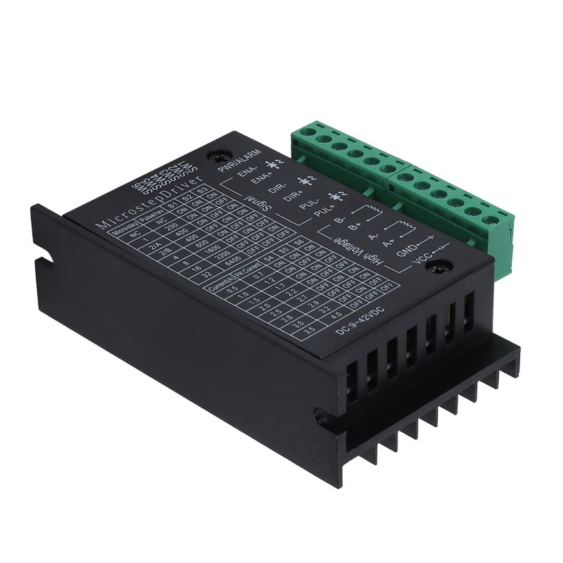 محرك خطوة دقيقة (Micro Step Driver) TB6600 - محرك تحكم CNC - مقوم محرك - ملحقات طابعة ثلاثية الأبعاد - 9-24 فولت تيار مستمر - Image 2