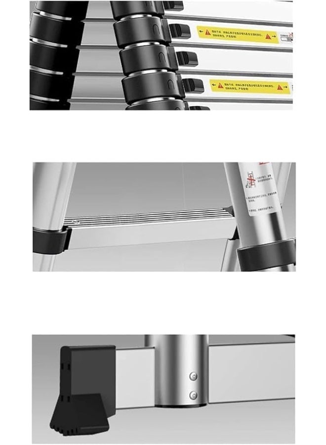 Aluminum Telescopic A Frame Ladder Multi Purpose Folding Extension Ladder - Image 3