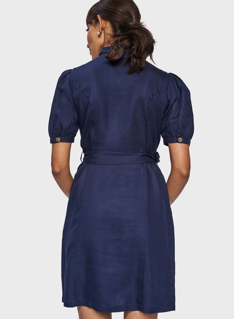 AND Button-Down A-Line Dress  - Image 2