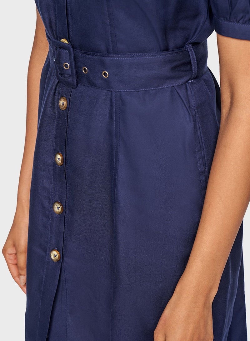 AND Button-Down A-Line Dress  - Image 3