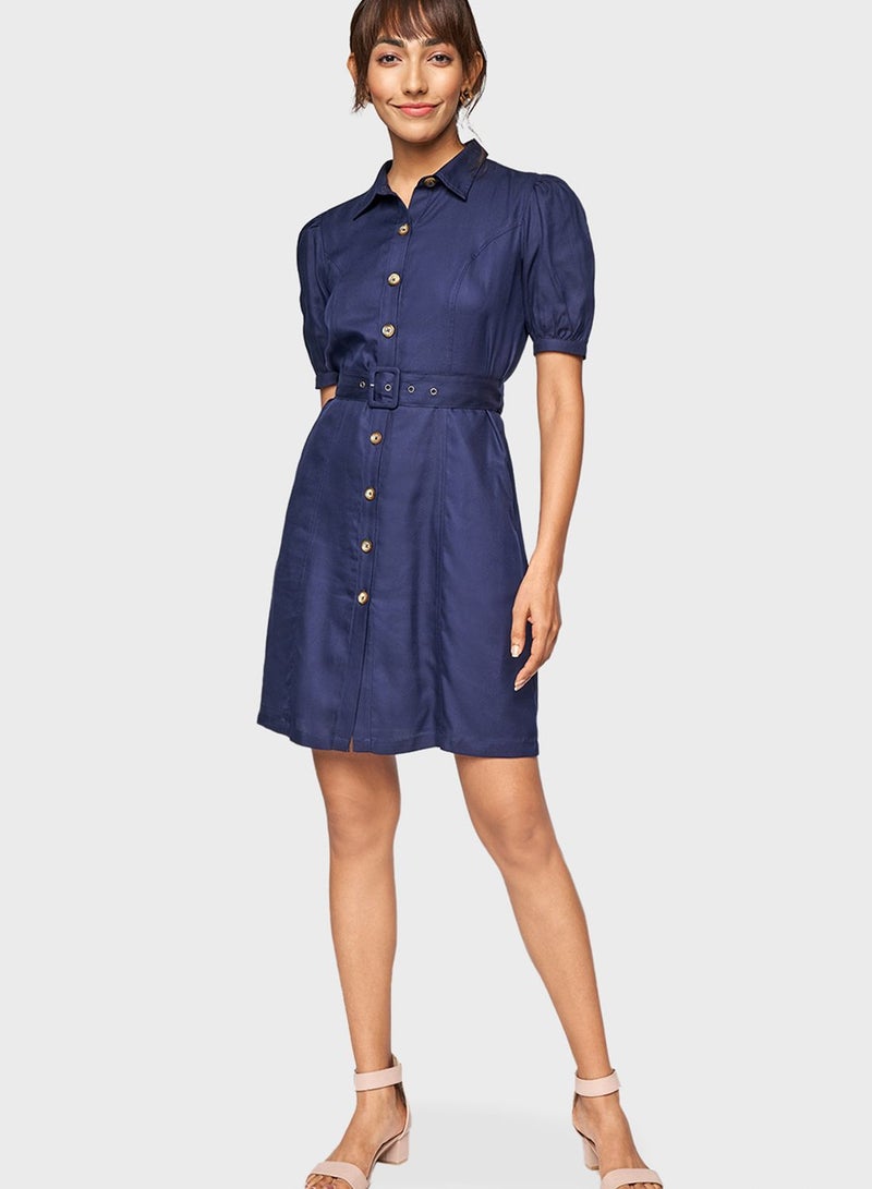 AND Button-Down A-Line Dress  - Image 4