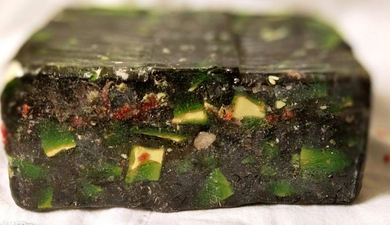 كوديا النقي - سانبراني - بلورات البنزويين الكبيرة كوديا لبان دهوپ (1 كجم، أخضر) - Image 4