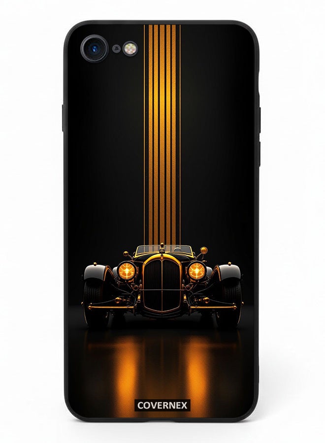 Covernex Apple iPhone 7 Protective Case Cover Printed Featuring Vintage Elegance Classic Luxury Car - Image 2