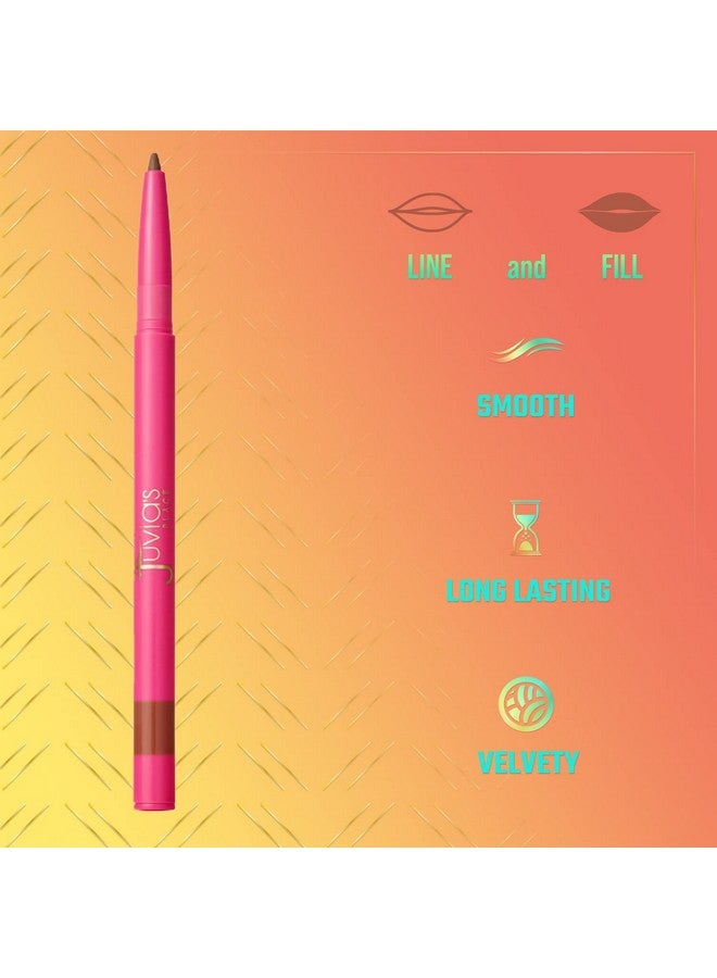 Juvia's Place Luxe Lip Liner So Rare - Long Lasting Precision Natural Lipliner Retractable Define Line Beauty Cosmetics Velvet Matte Stain Neutral Makeup Kiss Proof Lipstick Colors