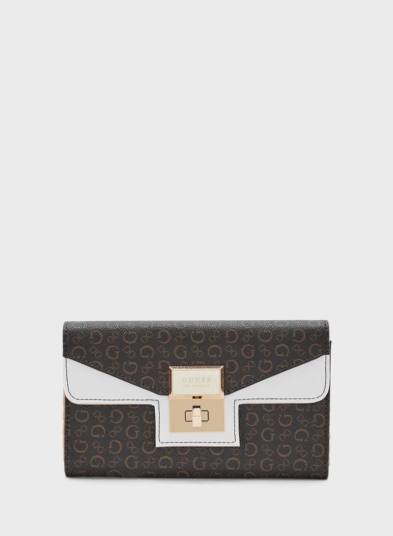 GUESS Moonstone Flap Clutch