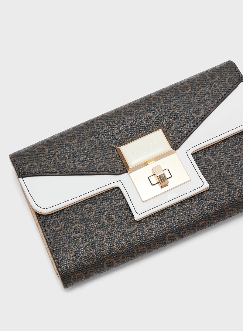 GUESS Moonstone Flap Clutch
