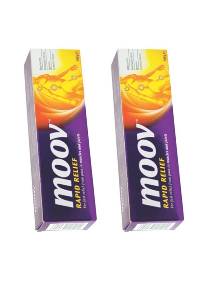 موف مرهم مسكن سريع وآلام فوري من قطعتين 100 جم  - Image 1