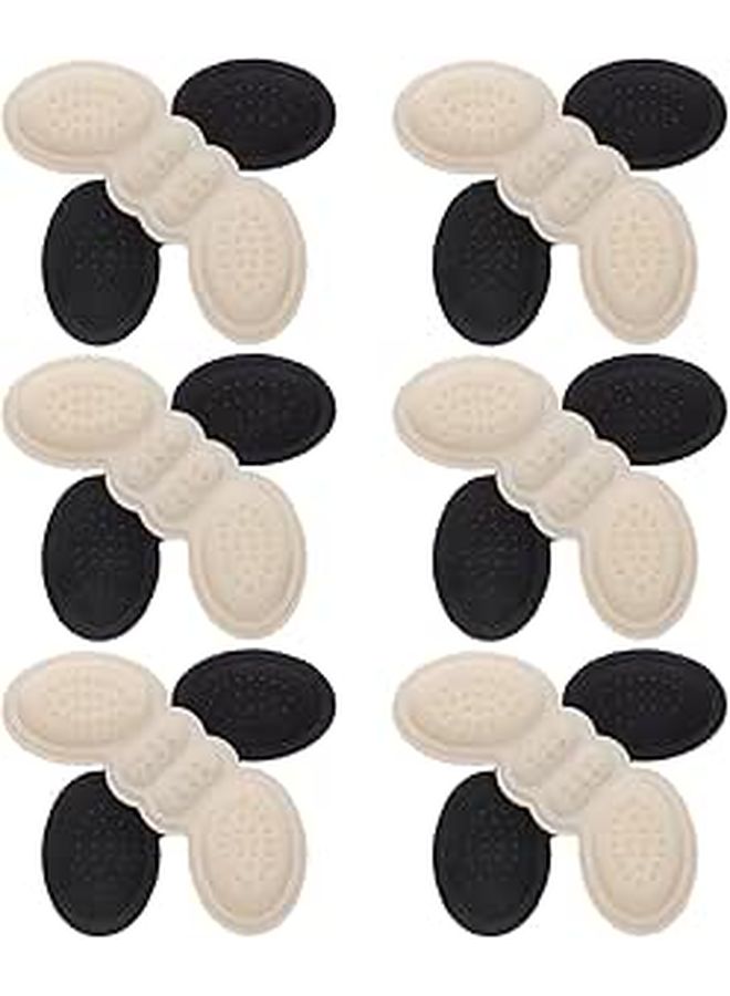 6 Pairs Heel Pads For Loose High Heels Prevent Blisters And Slipping Cushion Protectors For Women - Image 1