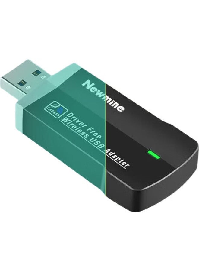Newmine Mini-1300M Usb Plug-And Wireless Network Adapter, Gigabit 5G Dual-Band, Wifi Receiver And Transmitter For Desktop And Laptop Computers, High-Speed Wall-Penetrating - Image 1