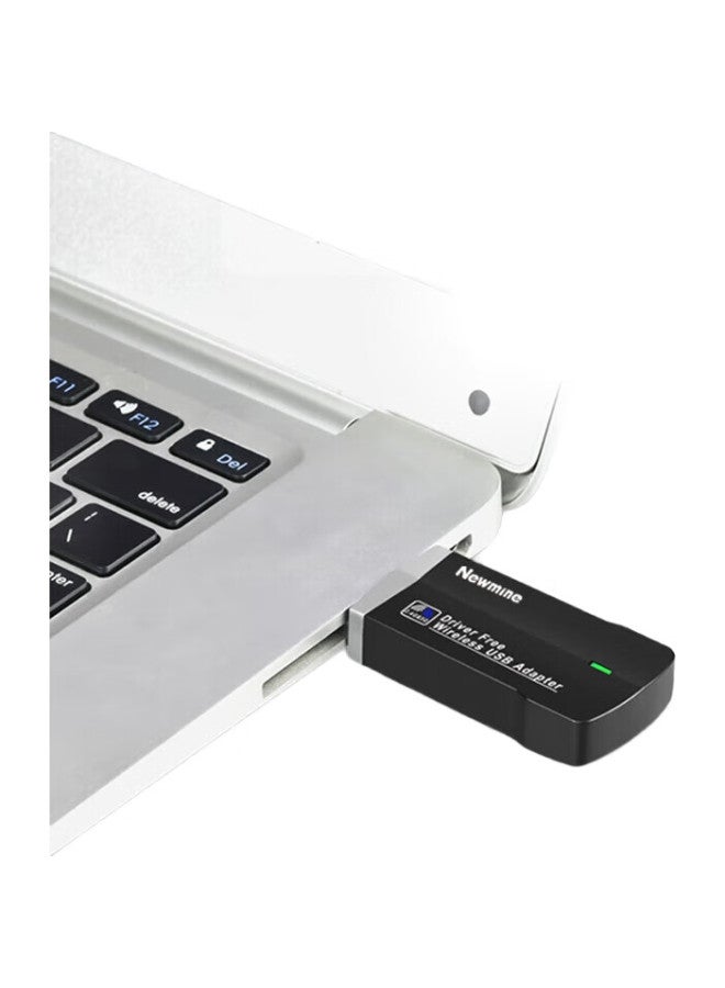 Newmine Mini-1300M Usb Plug-And Wireless Network Adapter, Gigabit 5G Dual-Band, Wifi Receiver And Transmitter For Desktop And Laptop Computers, High-Speed Wall-Penetrating - Image 2