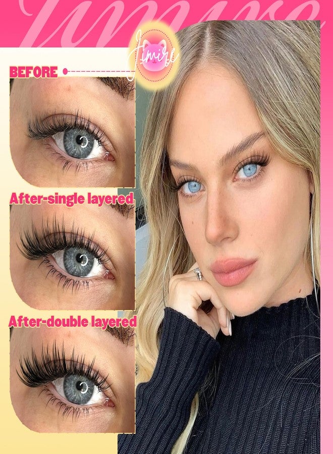 JIMIRE Venus Lash Clusters Kit with Bottom Lashes Natural Look Wispy 10-16MM Lash Extension Kit with Lash Bond and Seal, Remover, Tweezers D Curl Cluster Eyelash Extensions Kit Individual Lashes by JIMIRE - Image 3