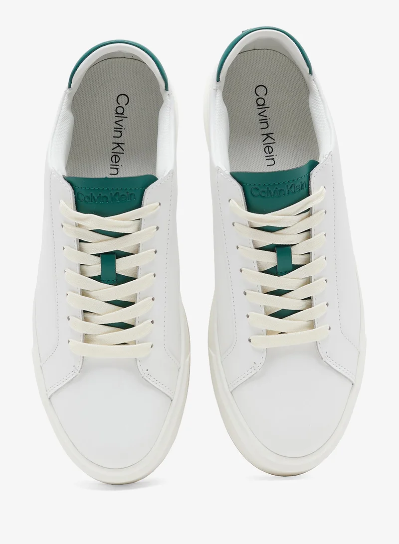 Calvin Klein Jeans BLACK Lace Up Low Top Sneakers for Men | Best Price UAE