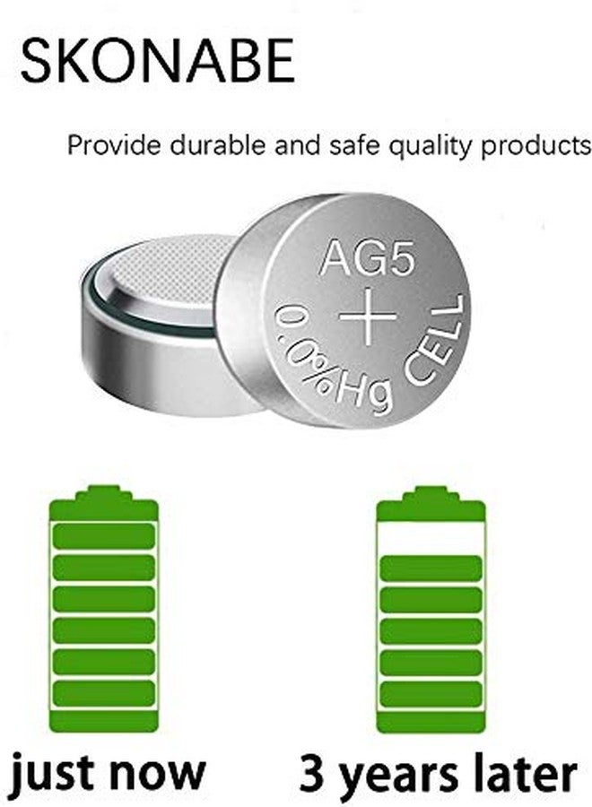 SKOANBE LR754 309/393 ag5 1.5V Watch Button Cell Batteries for Laser（10-Pack） - Image 4
