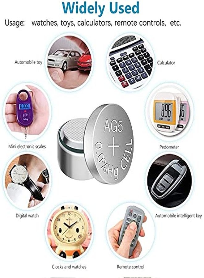 SKOANBE LR754 309/393 ag5 1.5V Watch Button Cell Batteries for Laser（10-Pack） - Image 3